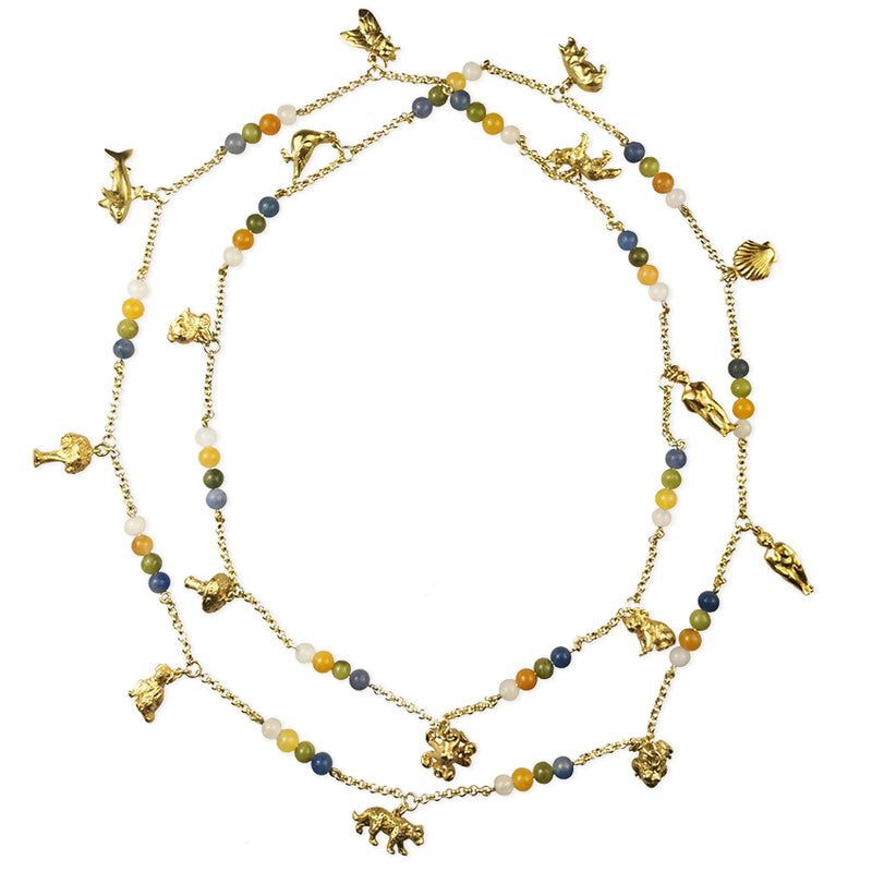 Reconnect Rosary Charm Necklace - Jana Reinhardt Ltd