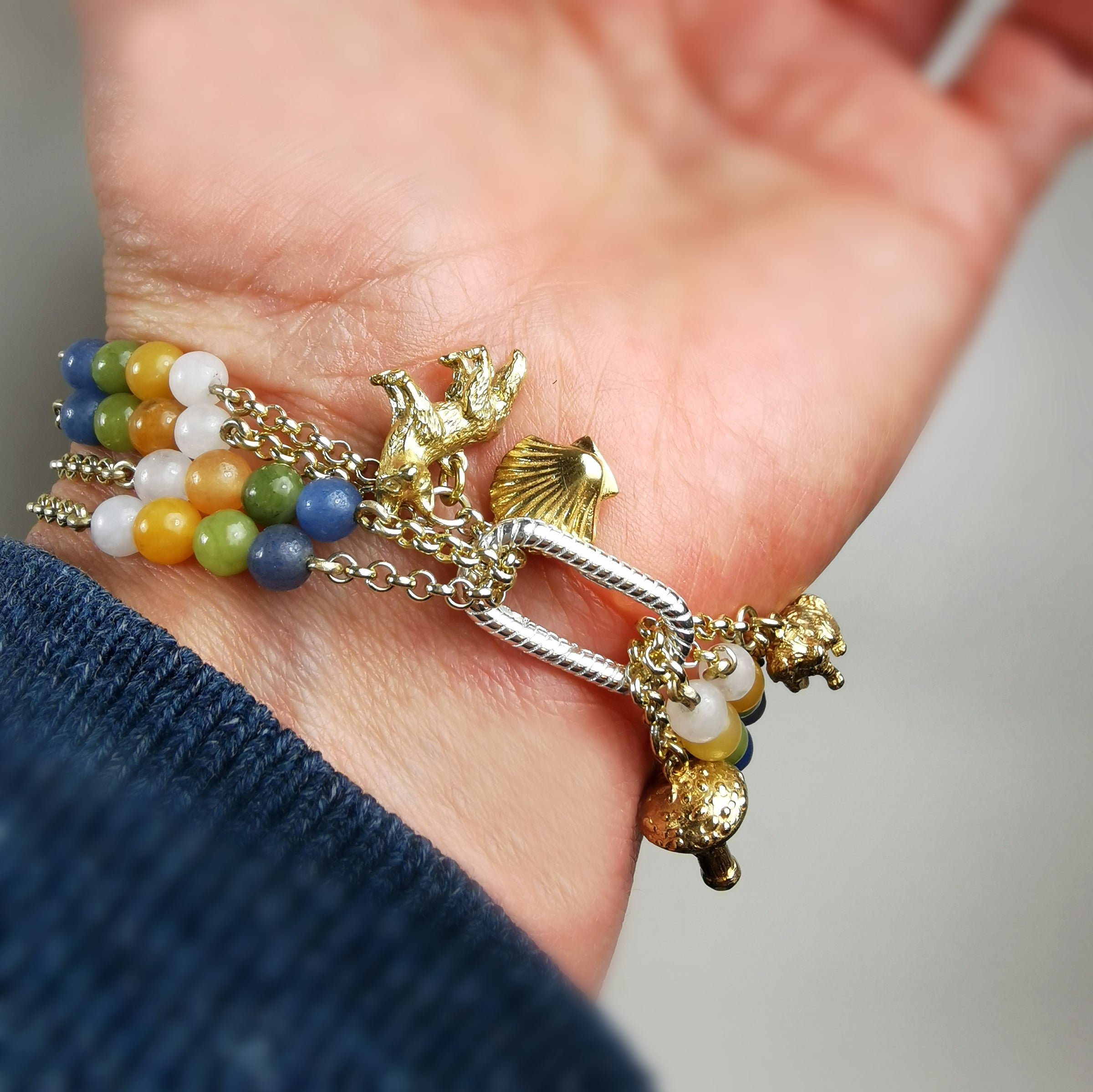 Reconnect Rosary Charm Necklace - Jana Reinhardt Ltd