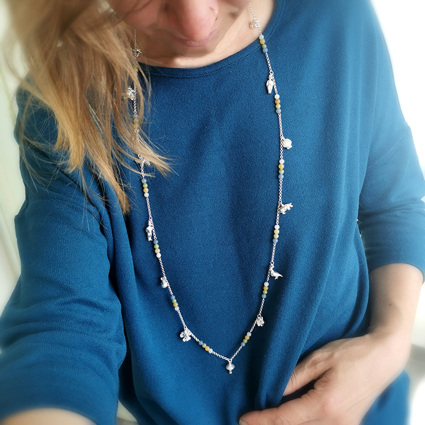 Reconnect Rosary Charm Necklace - Jana Reinhardt Ltd