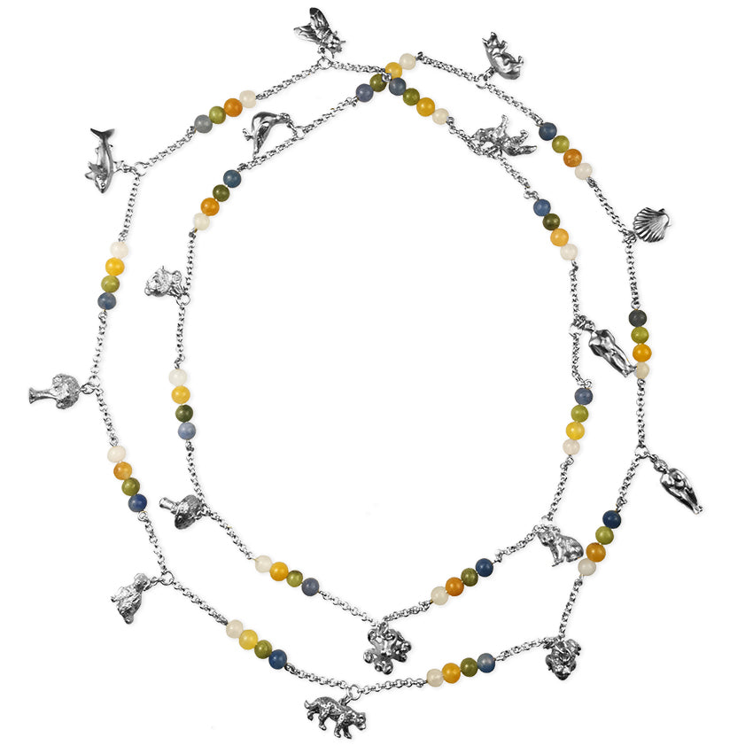 Reconnect Rosary Charm Necklace - Jana Reinhardt Ltd