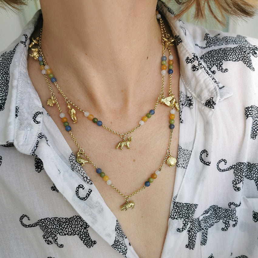 Reconnect Rosary Charm Necklace - Jana Reinhardt Ltd