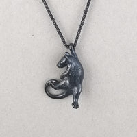SALE Black Rat Necklace