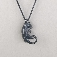 SALE Black Rat Necklace