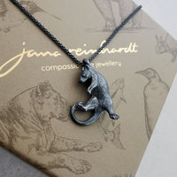 SALE Black Rat Necklace
