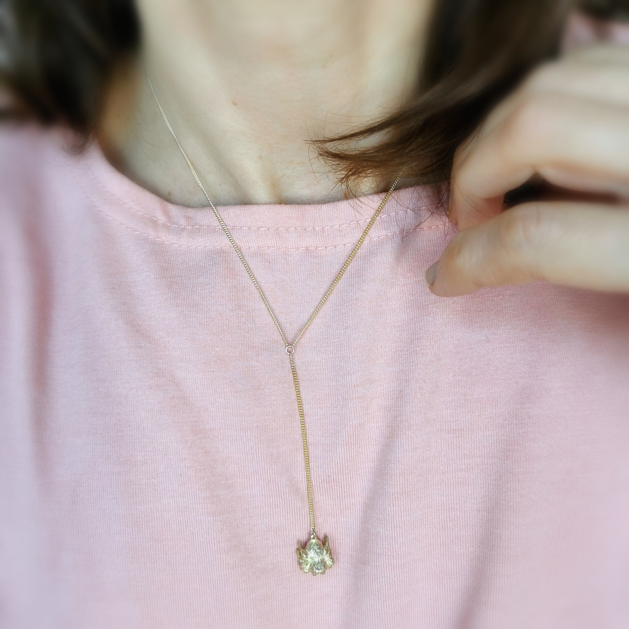 SAMPLE SALE Spider Necklace