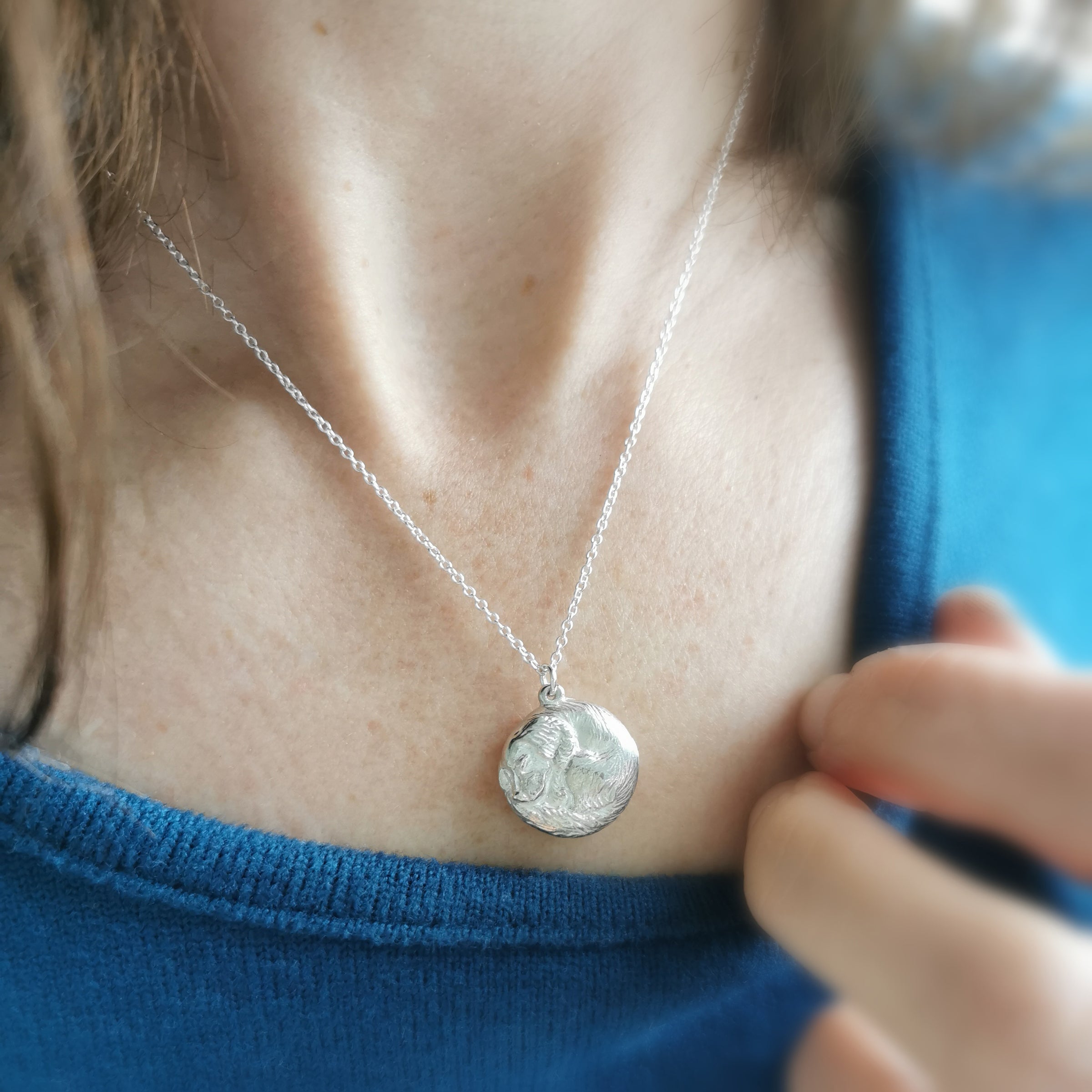Spaniel Memorial Necklace