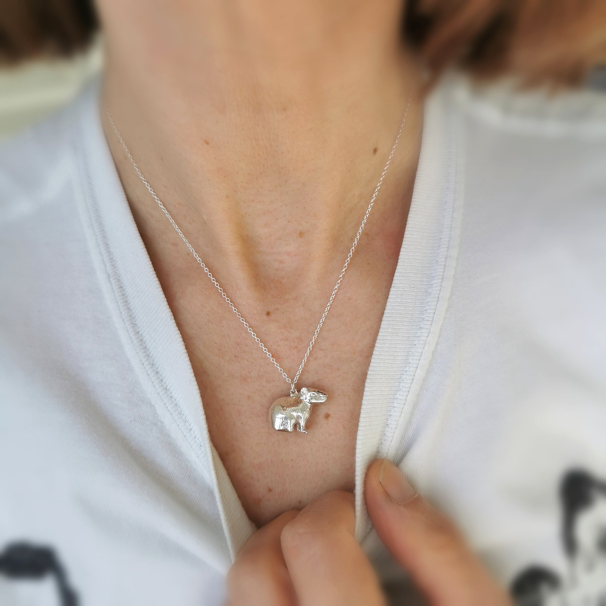 Capybara Necklace
