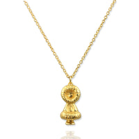 SALE Gold Plated Inuit Necklace