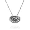 Vintage Fox Tile Necklace