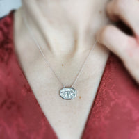 Vintage Fox Tile Necklace