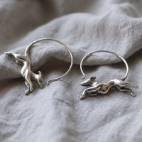 Greyhound Hoop Earrings