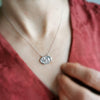 Vintage Lamb Tile Necklace