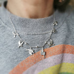 Flying Birds Necklace