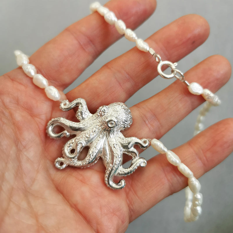 Octopus Pearl Necklace