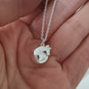 Cat Necklace (Curled up)