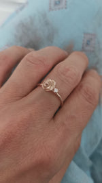 Rose Ring - June Birth Flower Ring