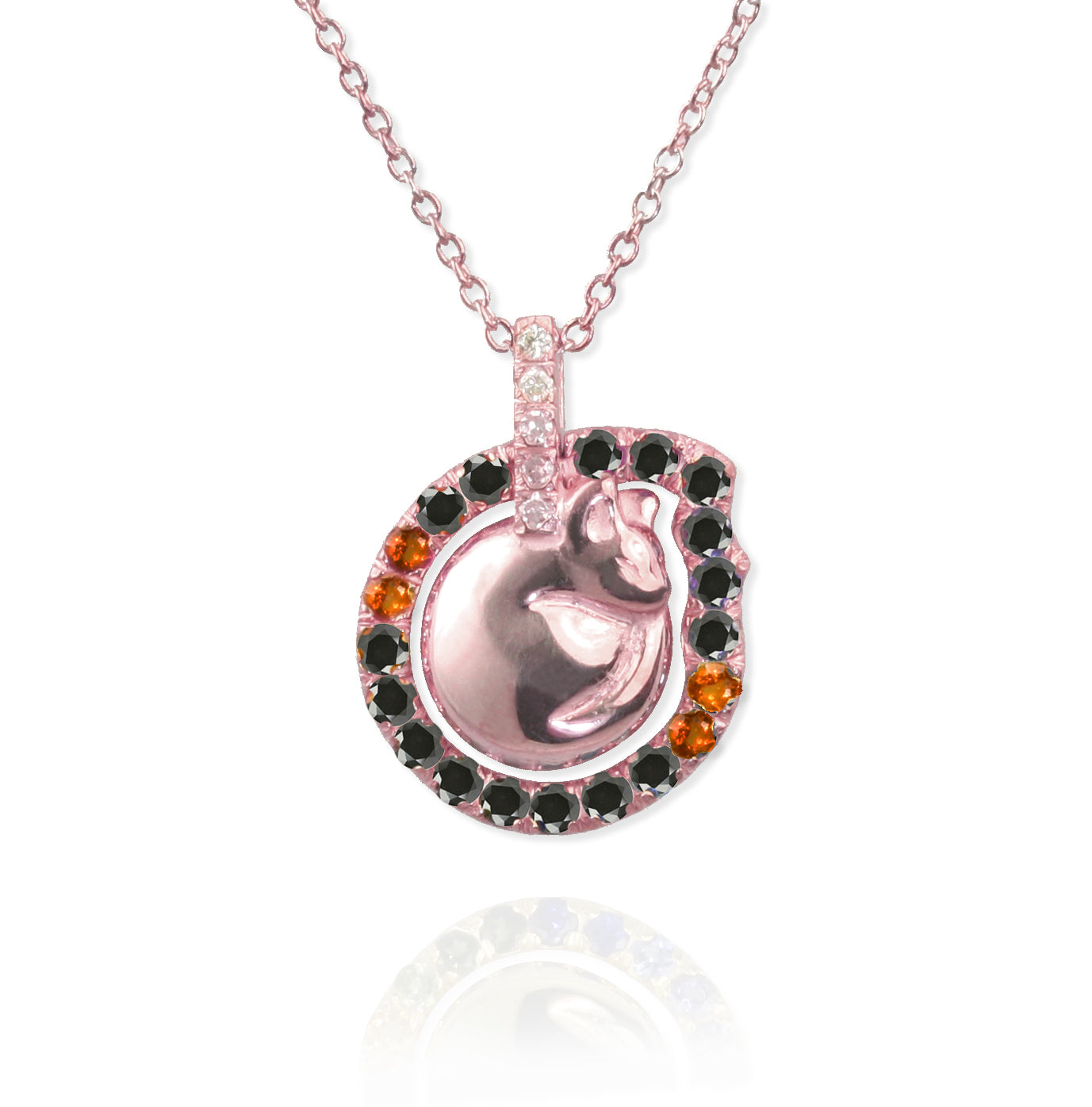 Bespoke Rainbow Cat Necklace