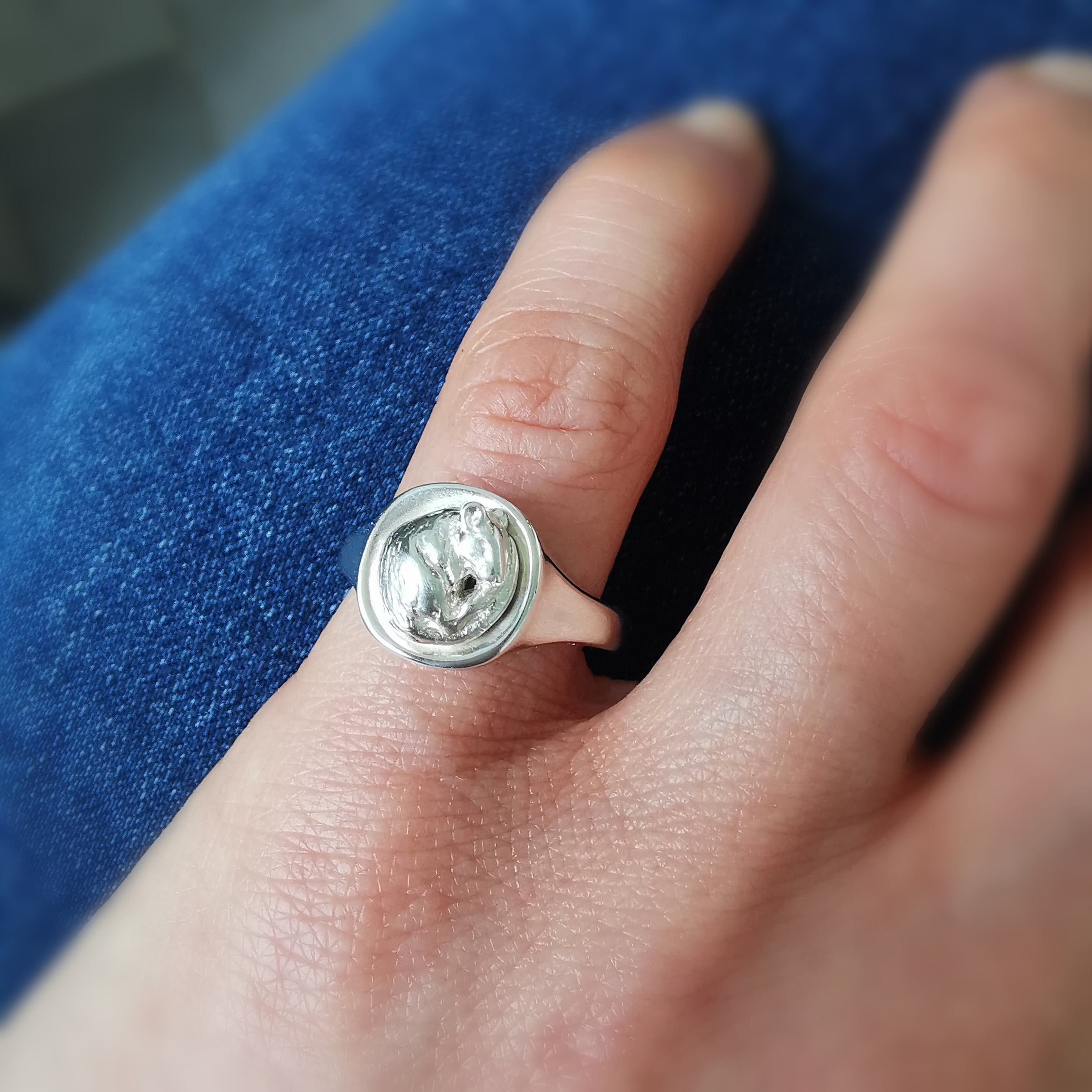 Rat Signet Ring | Handmade Jewellery – Jana Reinhardt Ltd