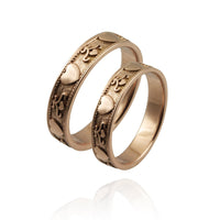 18ct Red Gold Fleur De Lille - Jana Reinhardt Ltd
