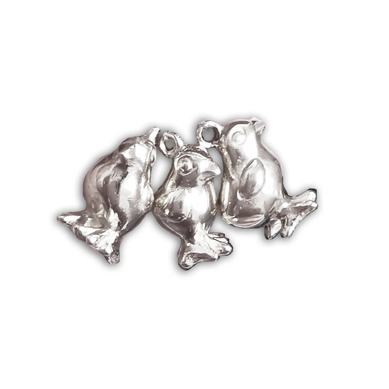 18ct White Gold Chick for Mother Hen Necklace - Jana Reinhardt Ltd