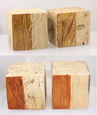 18ct White Gold and Burr Oak Wood - Jana Reinhardt Ltd