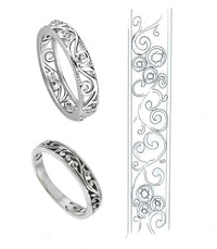 18ct White Gold and Diamonds Ring - Jana Reinhardt Ltd