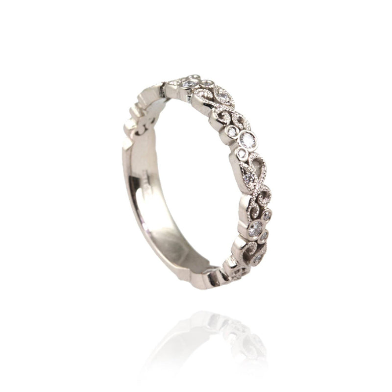 18ct White Gold and Diamonds Ring - Jana Reinhardt Ltd