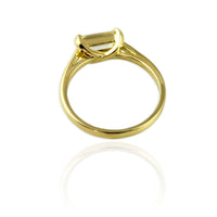 18ct Yellow Gold with Emerald Cut Diamond - Jana Reinhardt Ltd