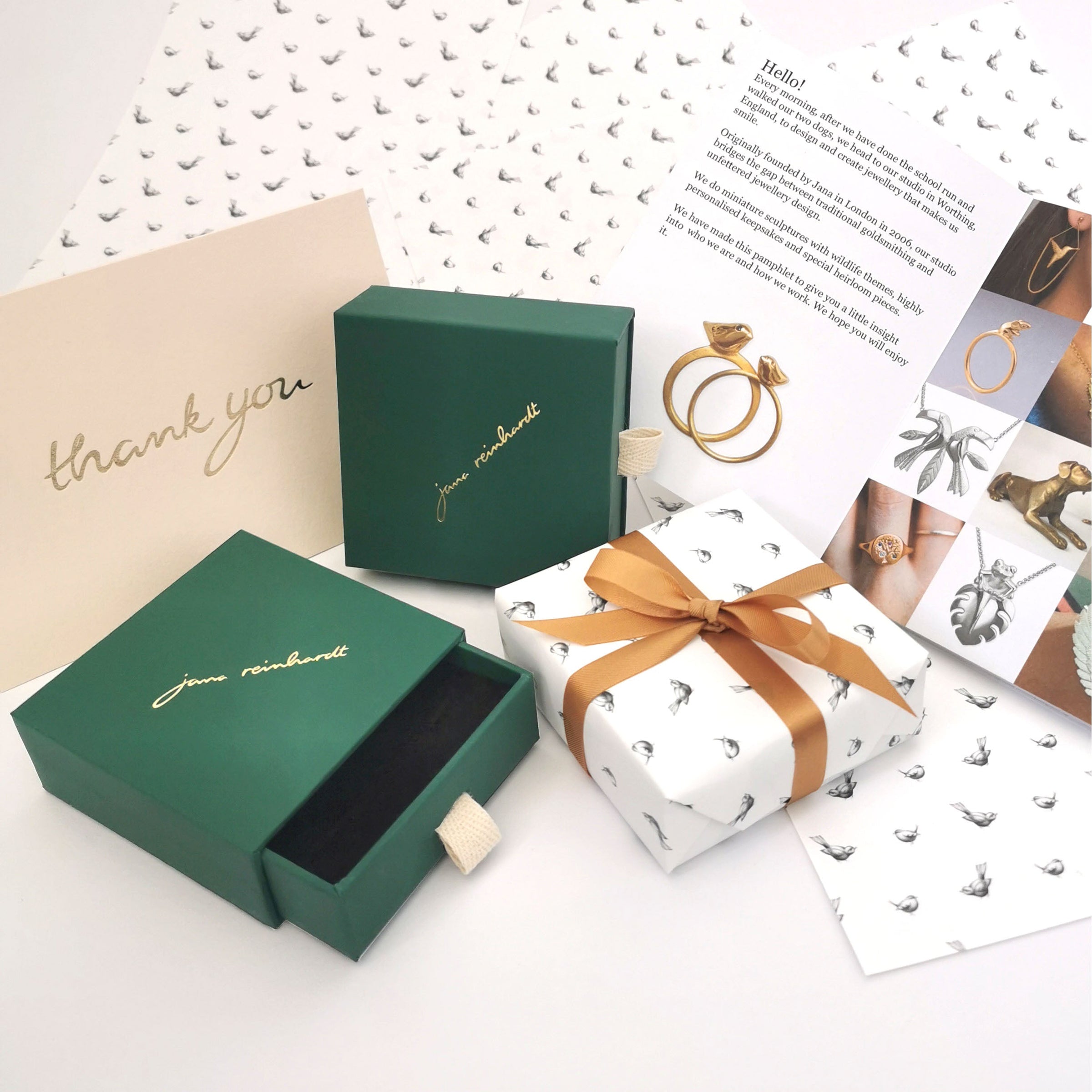 SALE gold plated Hibernating Hedgehog Ring size L1/2 - Jana Reinhardt Ltd