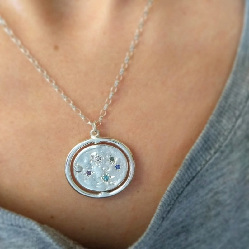 My Universe Pendant with Birthstones