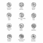 Birth Month Flower Pendant