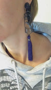 Hummingbird Tassle Earrings