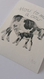 Cow Art Print