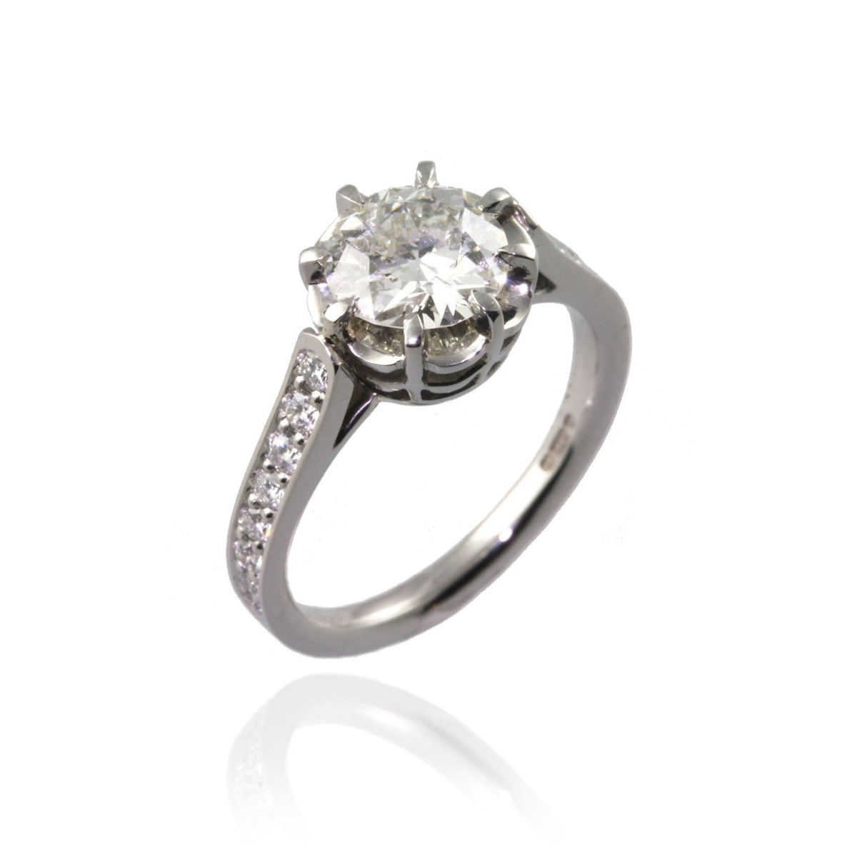 Antique Style Diamond Engagement Ring - Jana Reinhardt Ltd