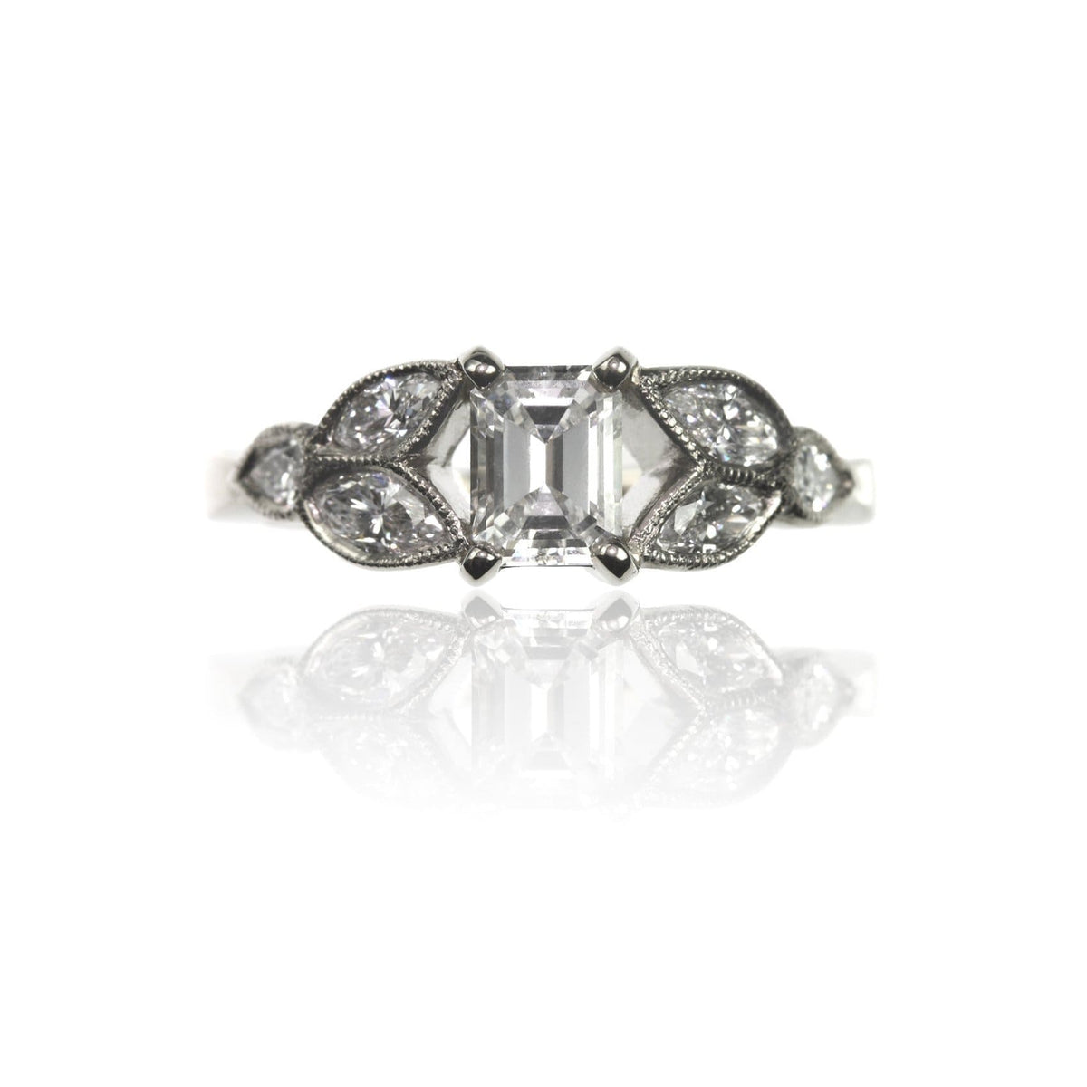 Art Deco Diamond Engagement Ring - Jana Reinhardt Ltd