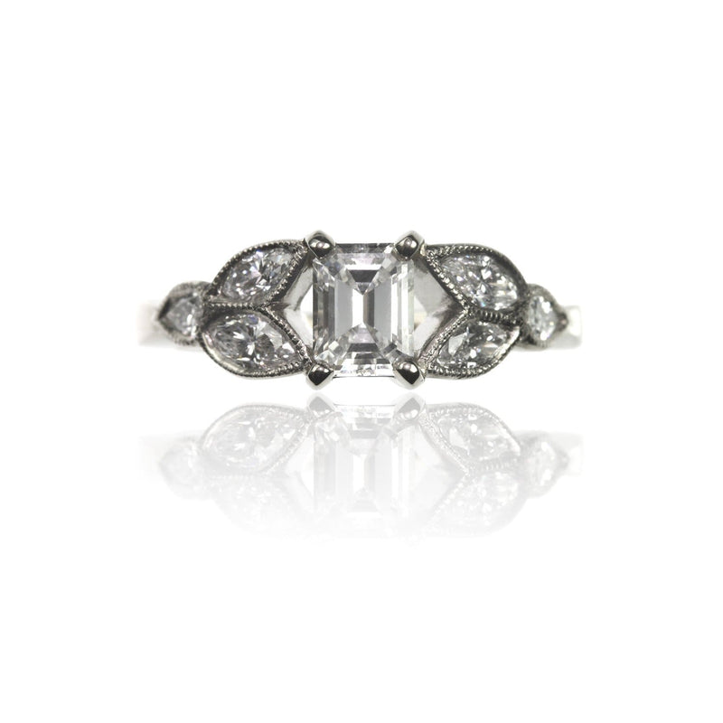 Art Deco Diamond Engagement Ring - Jana Reinhardt Ltd