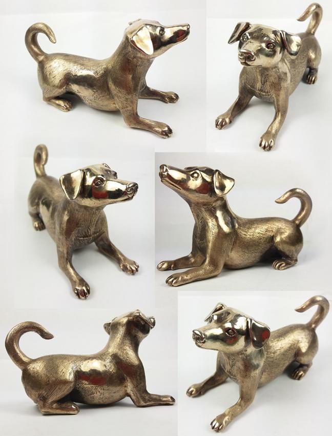 Bespoke Bronze Jack Russell Paperweight - Jana Reinhardt Ltd