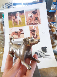 Bespoke Bronze Jack Russell Paperweight - Jana Reinhardt Ltd