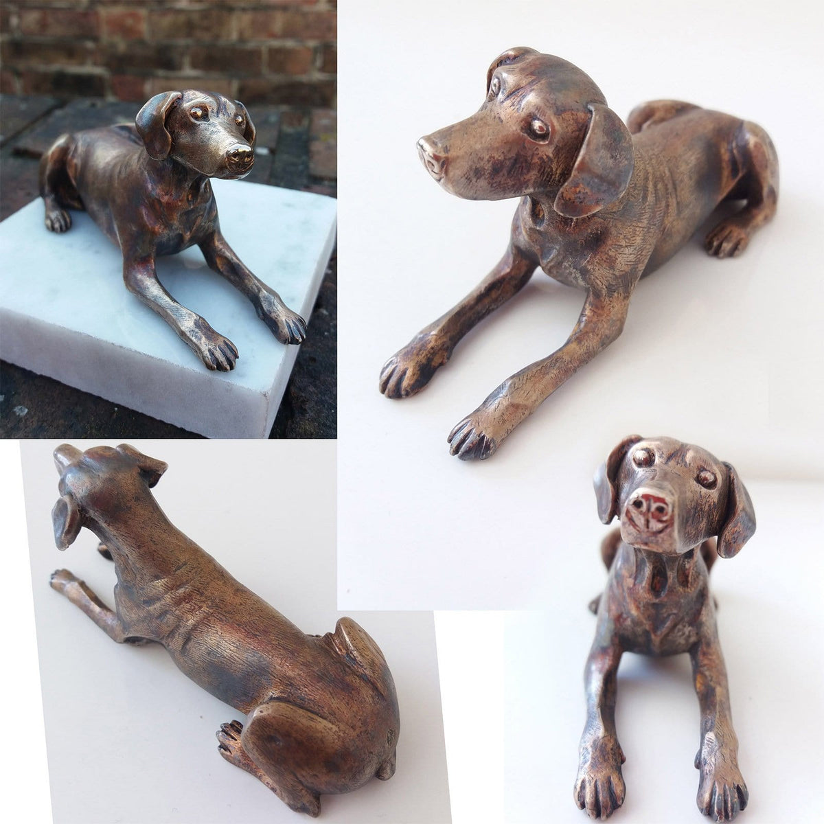 Bespoke Bronze Ridgeback Paper Weight - Jana Reinhardt Ltd