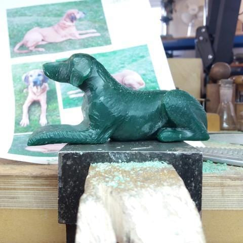 Bespoke Bronze Ridgeback Paper Weight - Jana Reinhardt Ltd