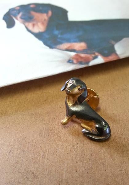 Bespoke Dachshund Pin - Jana Reinhardt Ltd