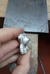Bespoke Westie Terrier Cross Pendant - Jana Reinhardt Ltd