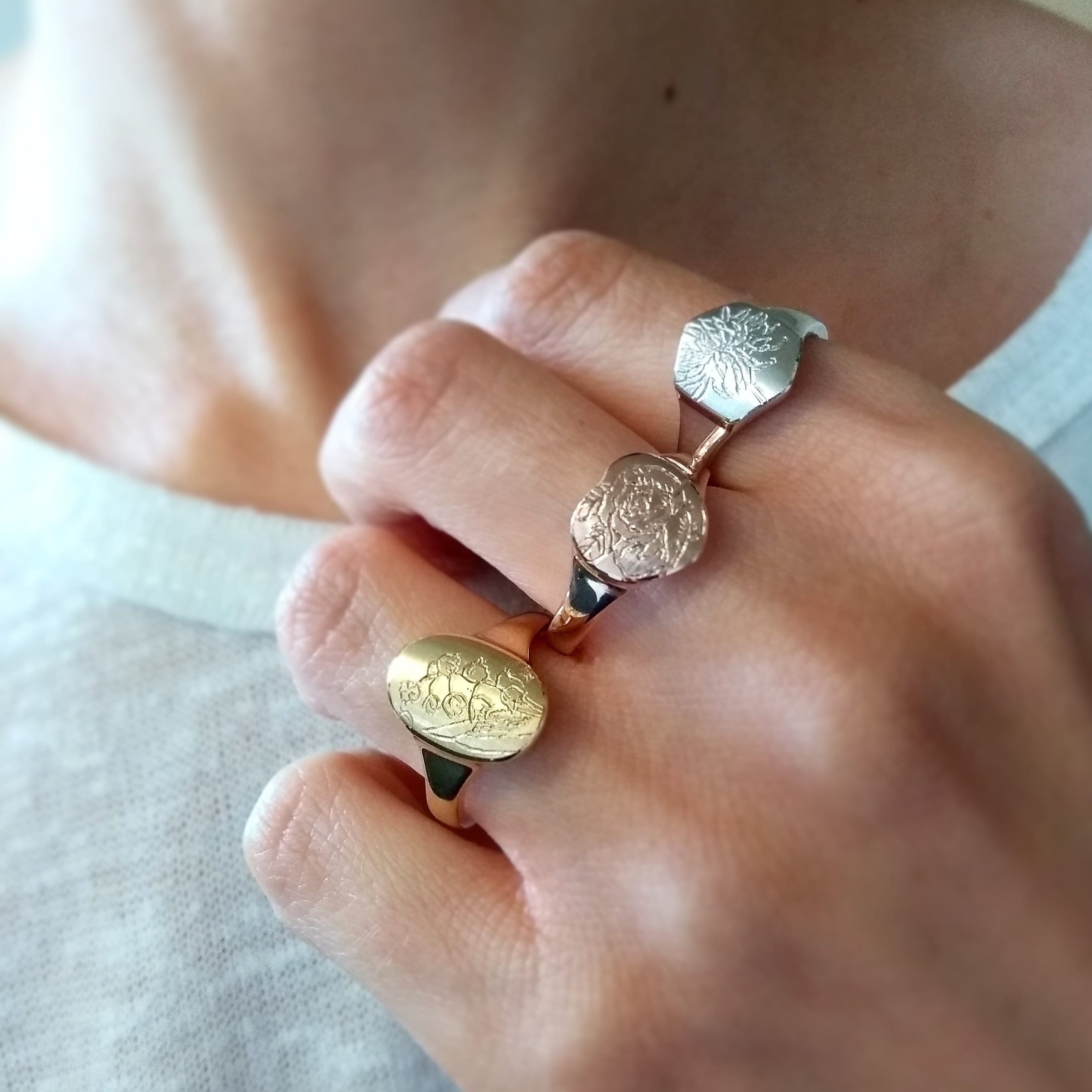 Birth Month Flower Ring - Jana Reinhardt Ltd