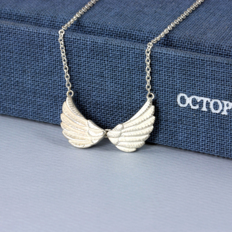 Tiny Double Wing Necklace - Jana Reinhardt Ltd - 5