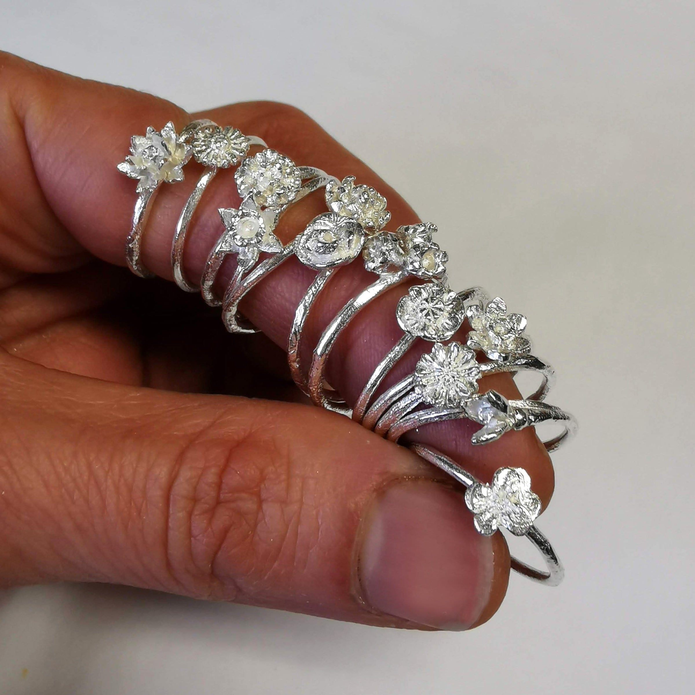 Daisy Ring - April Birth Flower Ring - Jana Reinhardt Ltd