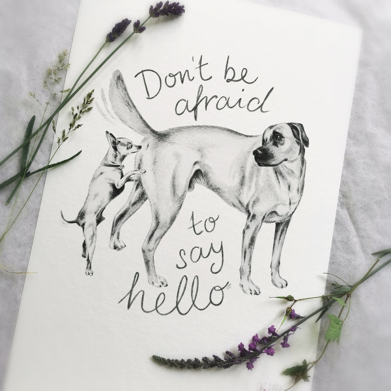 Dogs Art Print - Jana Reinhardt Ltd