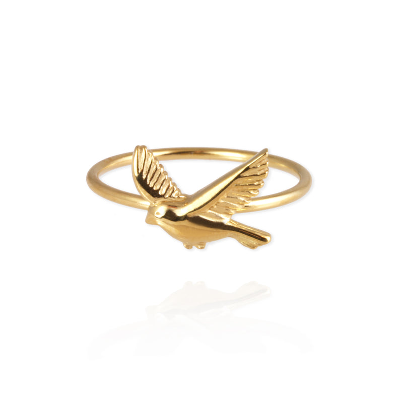 Garden Bird Flying Stacking Ring - Jana Reinhardt Ltd