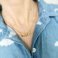Garden Bird Landing Necklace - Jana Reinhardt Ltd