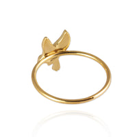 Garden Bird Landing Stacking Ring - Jana Reinhardt Ltd