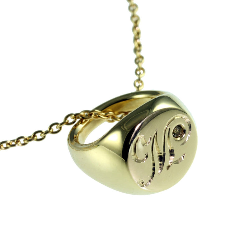 Gold & Diamond Ring/ Pendant - Jana Reinhardt Ltd